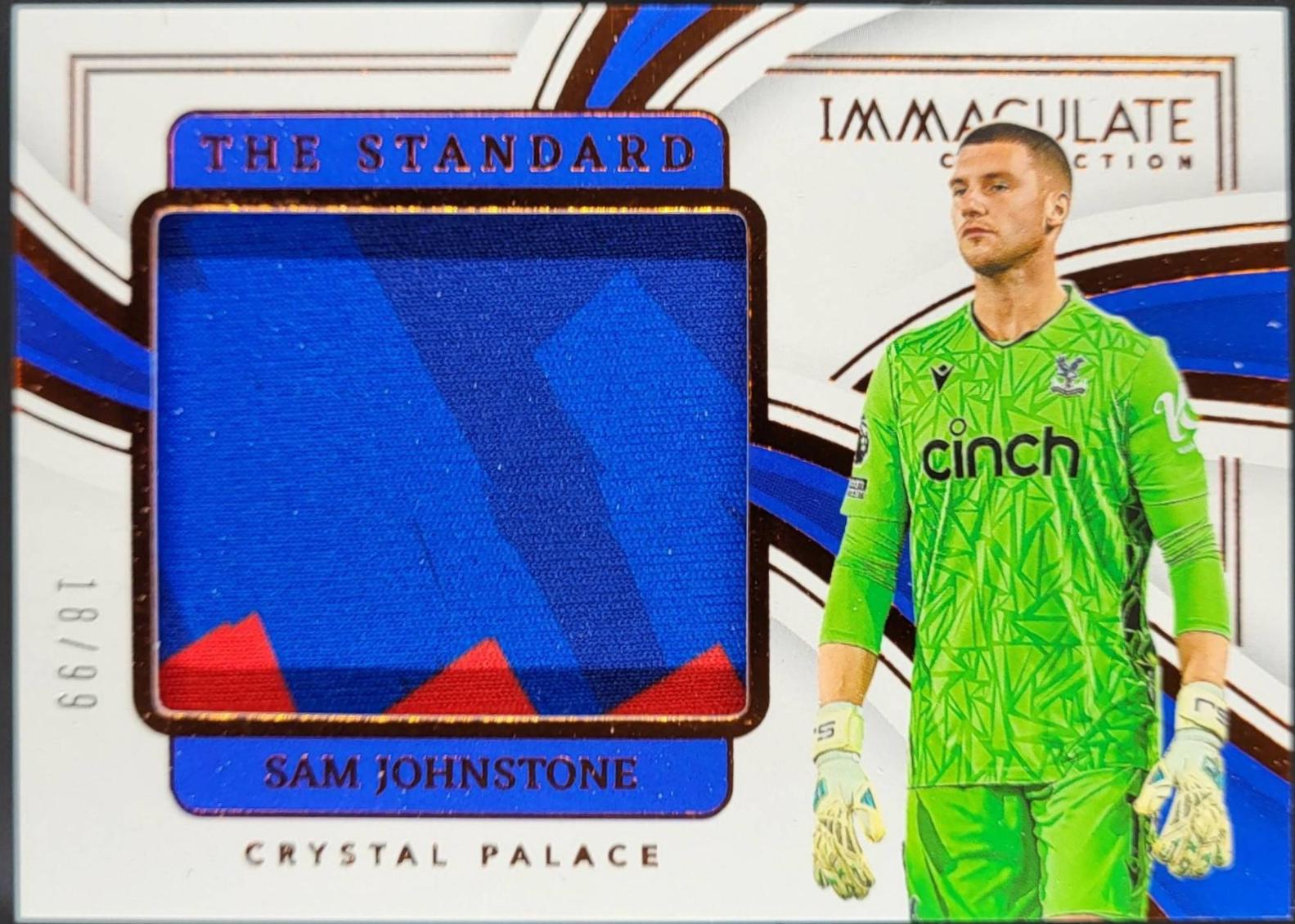 Sam Johnstone #TS-SJ 2023 Panini Immaculate The Standard Soccer