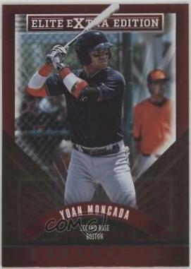 Yoan Moncada #1 Baseball Cards 2015 Panini Elite Extra Edition