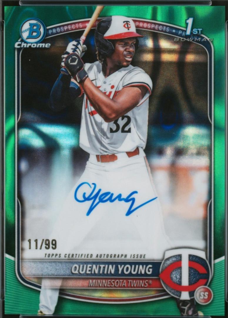 Quentin Young [Green Lava Refractor] #CPA-QY