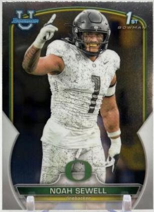 Noah Sewell #57 Football Cards 2022 Bowman Chrome University