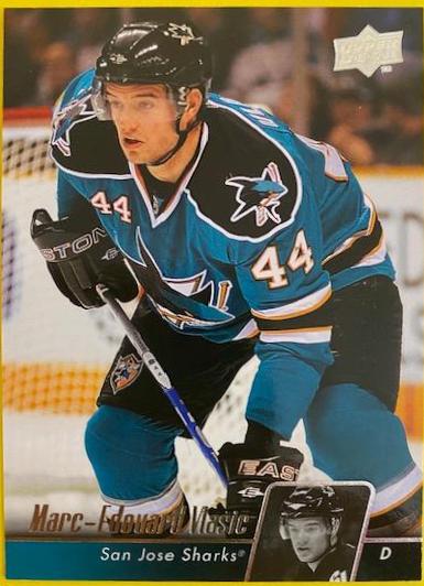 Marc-Edouard Vlasic #40 Hockey Cards 2010 Upper Deck