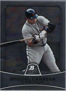 Miguel Cabrera #4 Baseball Cards 2010 Bowman Platinum