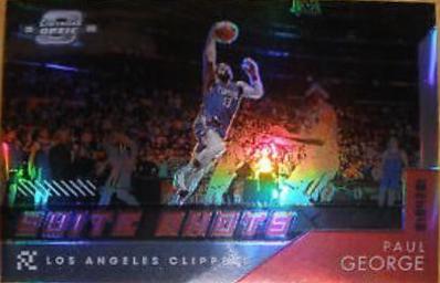 Paul George #13 Basketball Cards 2021 Panini Contenders Optic Suite Shots