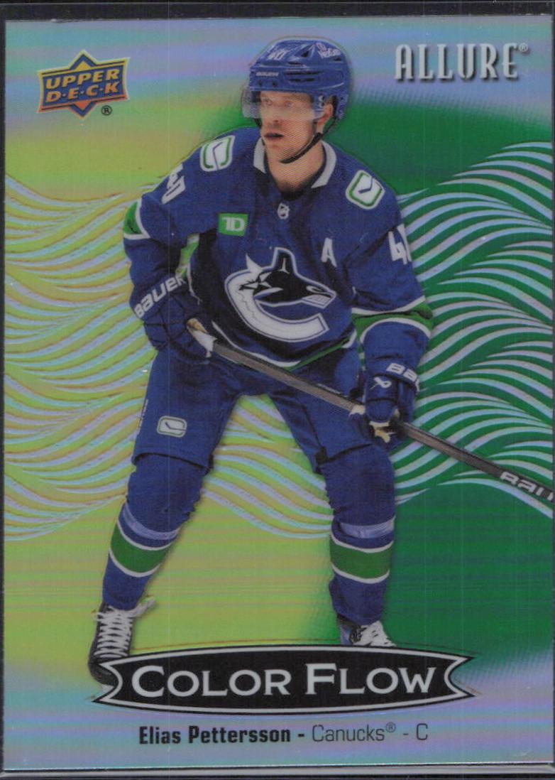 Elias Pettersson #CFL-20 2024 Upper Deck Allure Color Flow Hockey