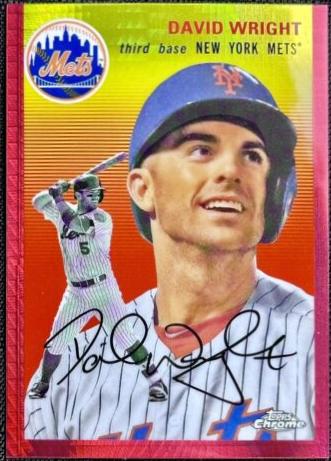 David Wright [Red Prism Refractor] #492