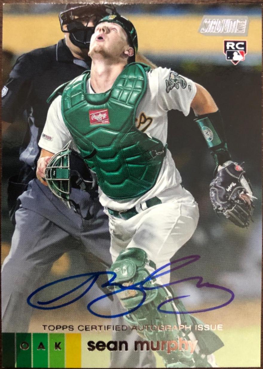 Sean Murphy #ASM Baseball Cards 2020 Stadium Club Autographs