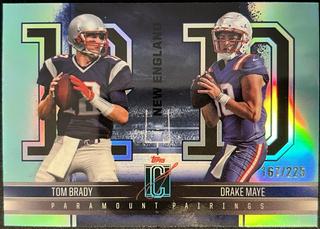 Drake Maye / Tom Brady