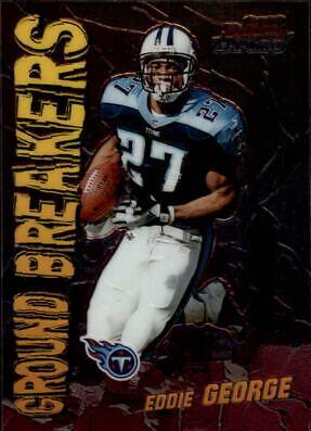 EDDIE GEORGE #GB2 Football Cards 2000 Bowman Chrome Ground Breakers