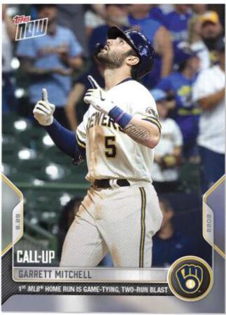 Garrett Mitchell #803 2022 Topps Now Baseball