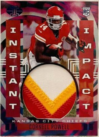 Cornell Powell #II-CP Football Cards 2021 Panini Illusions Instant Impact