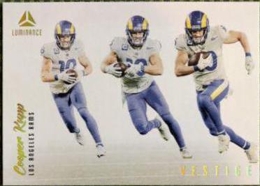Cooper Kupp #VST-CKU Football Cards 2022 Panini Luminance Vestige
