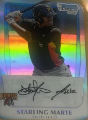 Starling Marte [Gold Refractor] #BCP178