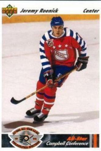 Jeremy Roenick #629 Hockey Cards 1991 Upper Deck
