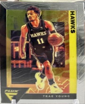 Trae Young #1 Basketball Cards 2020 Panini Flux