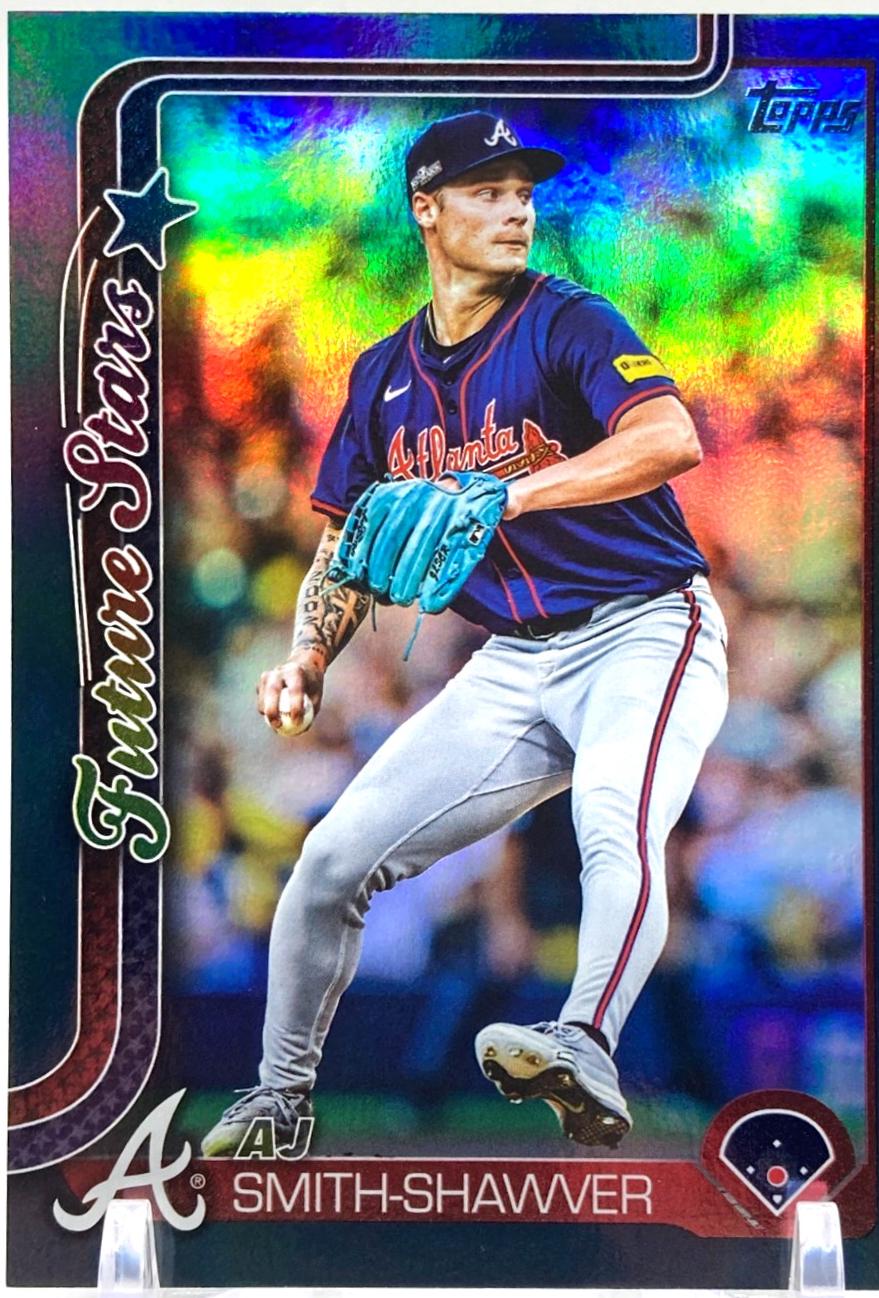 AJ Smith-Shawver [Black Rainbow Foil] #674