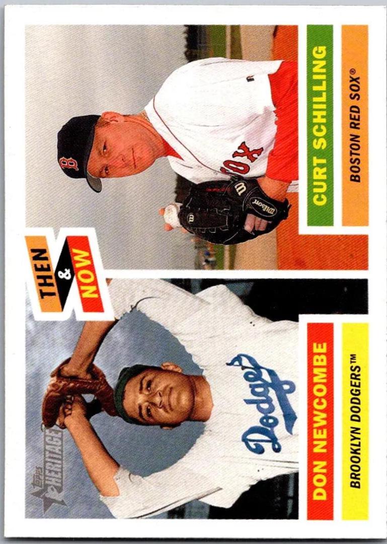 Don Newcombe/Curt Schilling #TN2 Baseball Cards 2005 Topps Heritage Then & Now