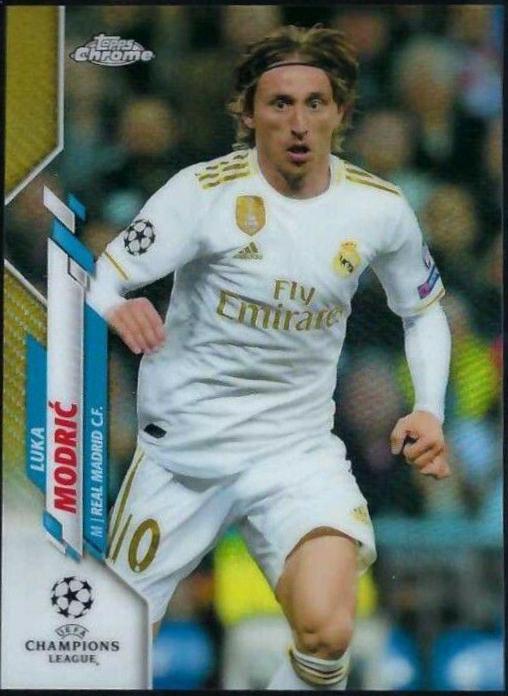 Luka Modric #31 Soccer Cards 2019 Topps Chrome UEFA Champions League