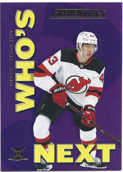 Luke Hughes #WN-LH Hockey Cards 2023 Upper Deck Credentials Who's Next