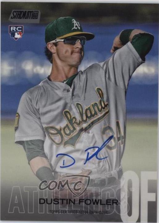 Dustin Fowler [Black] #SCA-DF Prices | 2018 Stadium Club Autographs ...
