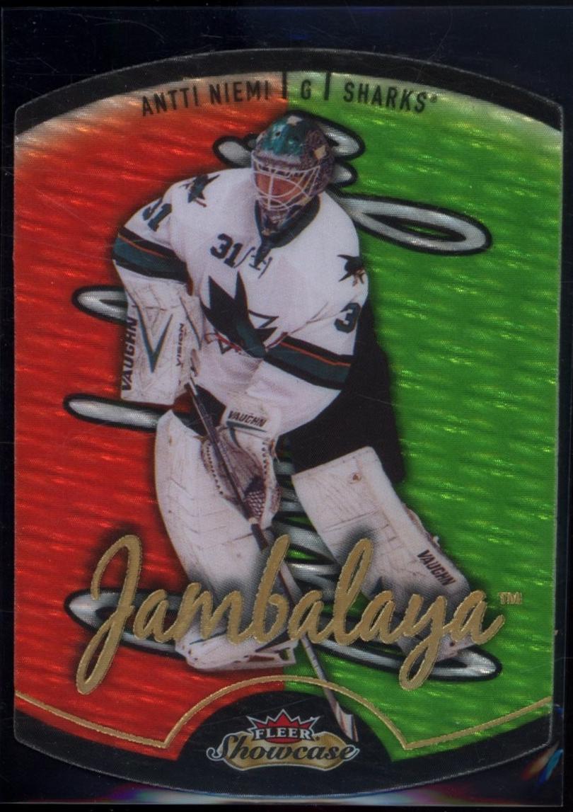 Antti Niemi #23 Hockey Cards 2013 Fleer Showcase Jambalaya