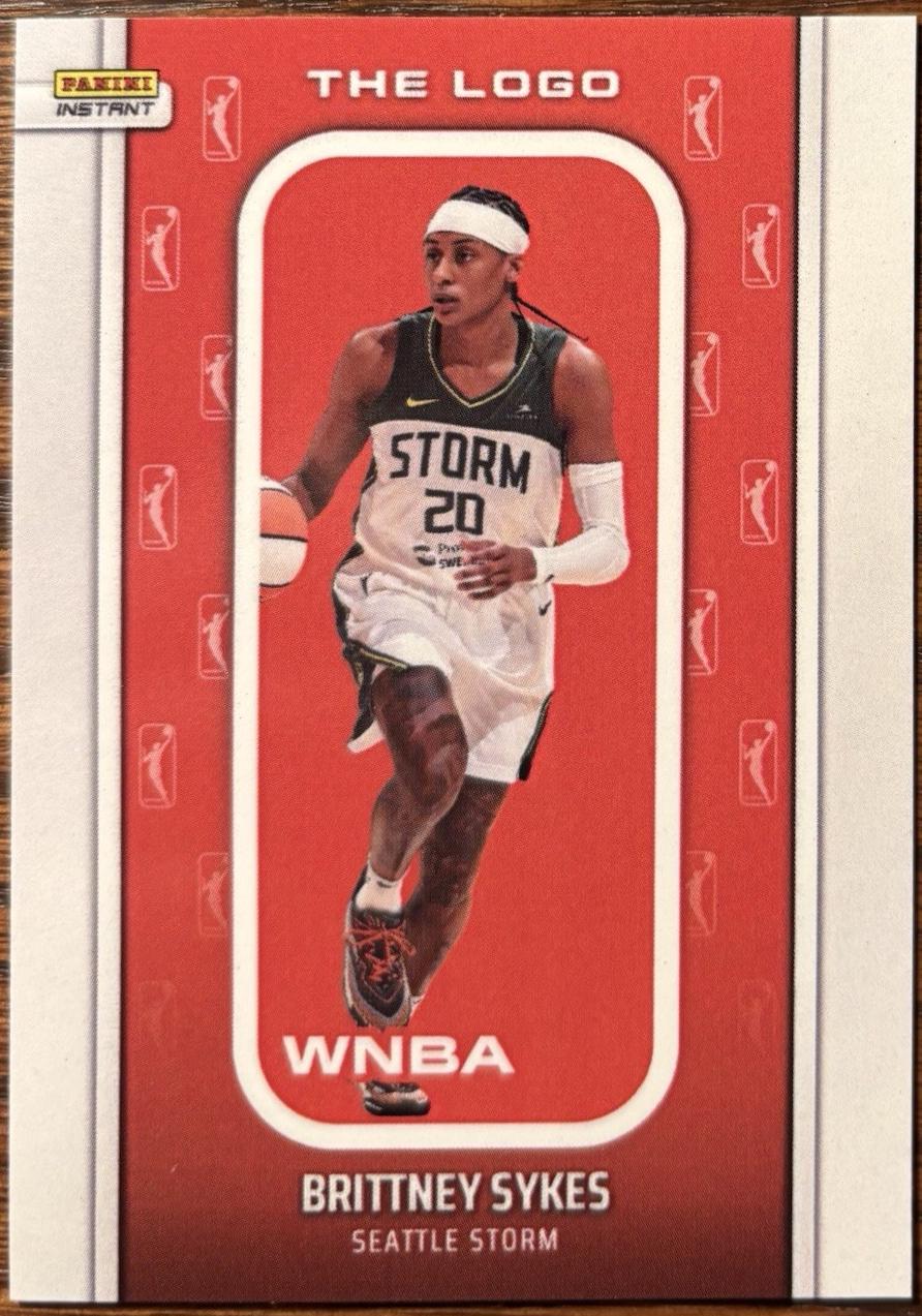 Brittney Sykes #18 2025 Panini Instant WNBA The Logo