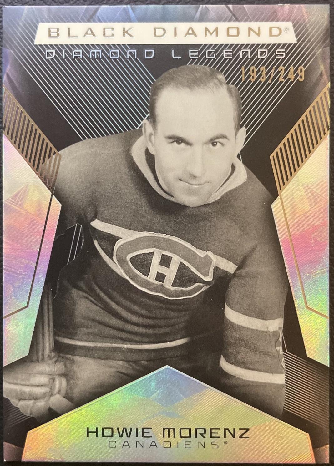Howie Morenz #BDL-HM 2025-26 Upper Deck Black Diamond Hockey Diamond Legends