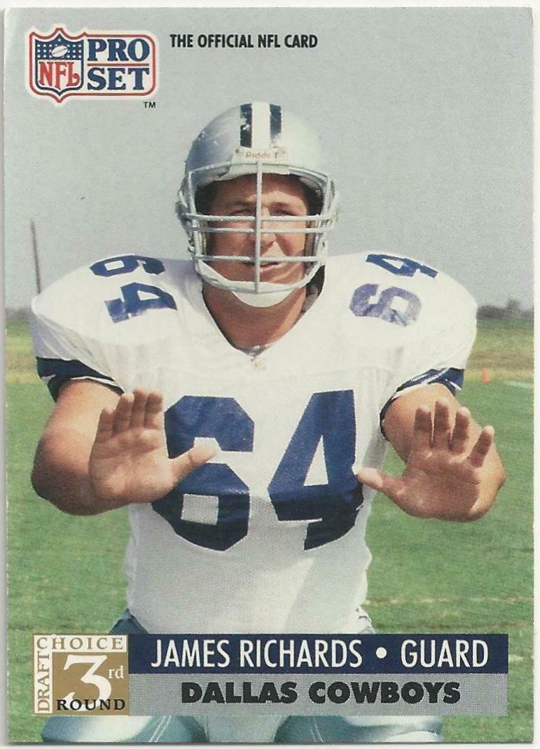 James Richards #793 Football Cards 1991 Pro Set