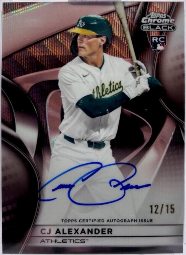 CJ Alexander [Rose Gold Wave Refractor] #CBA-CA