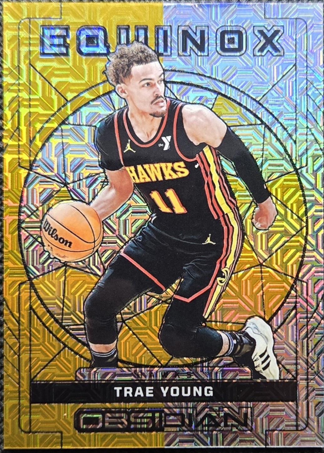 Trae Young [Gold Flood Electric Etch] #37