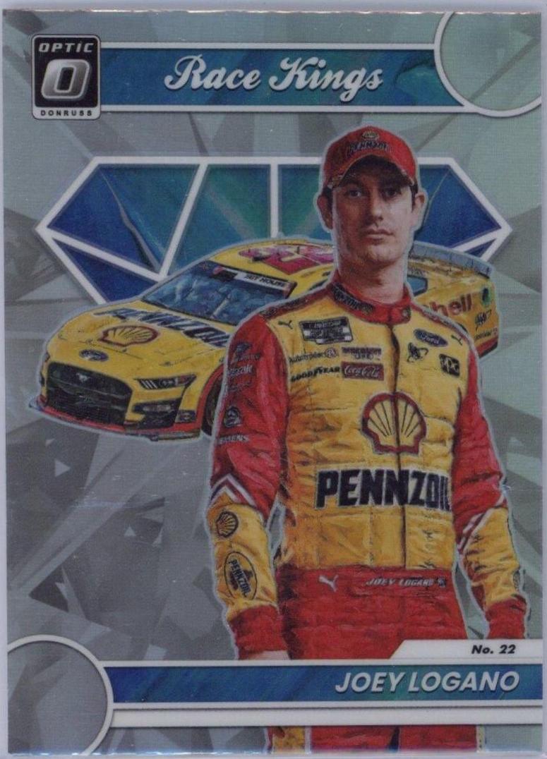 Joey Logano #7 Racing Cards 2023 Panini Donruss NASCAR Optic