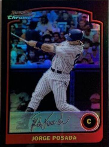 Jorge Posada #10 Baseball Cards 2003 Bowman Chrome