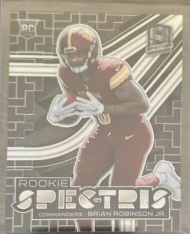 Brian Robinson Jr. #RSP-BRO Football Cards 2022 Panini Spectra Rookie Spectris