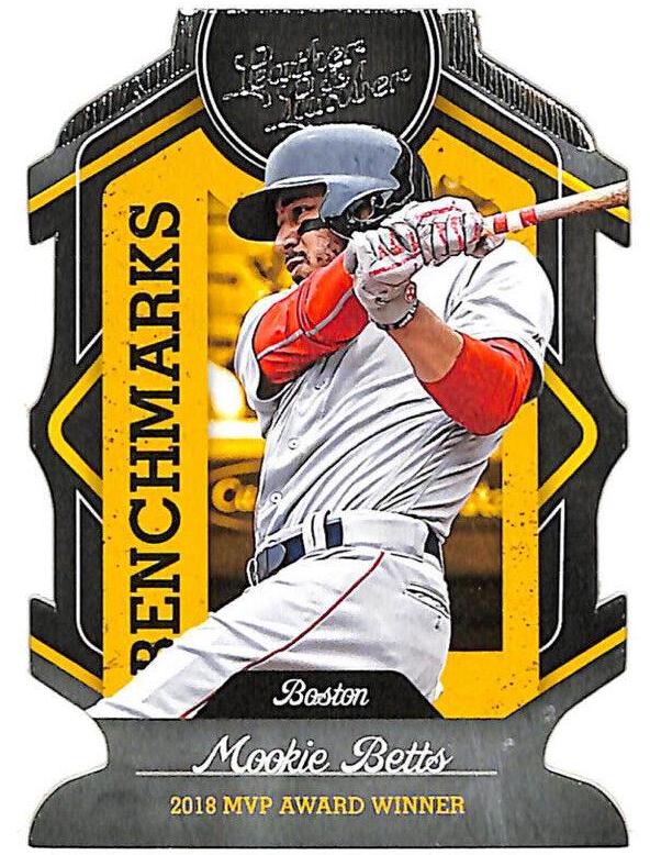 Mookie Betts ##B-13 Baseball Cards 2019 Panini Leather & Lumber Benchmarks