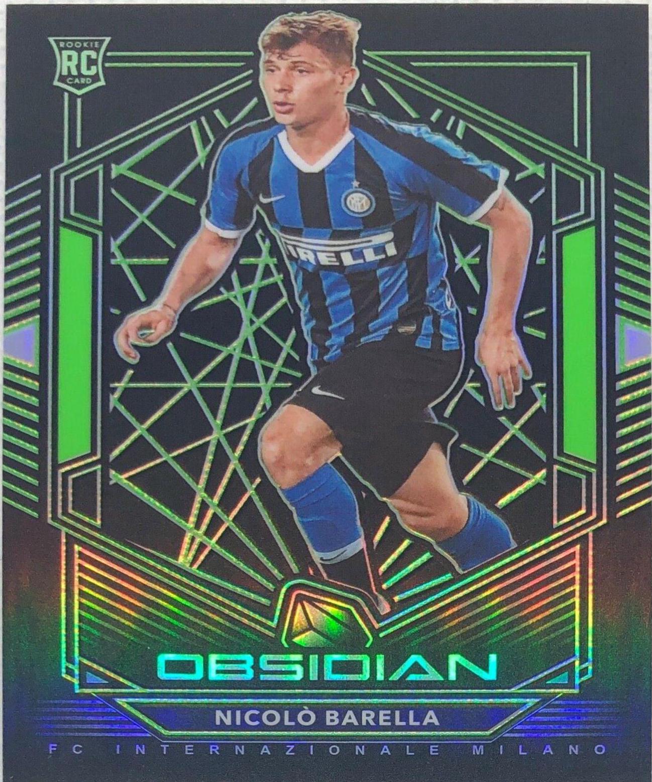 Nicolo Barella #115 Soccer Cards 2019 Panini Obsidian