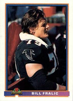 Bill Fralic #21 Football Cards 1991 Bowman