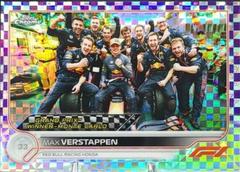Max Verstappen [Purple Checker Flag] #155 Racing Cards 2022 Topps Chrome Formula 1 Prices