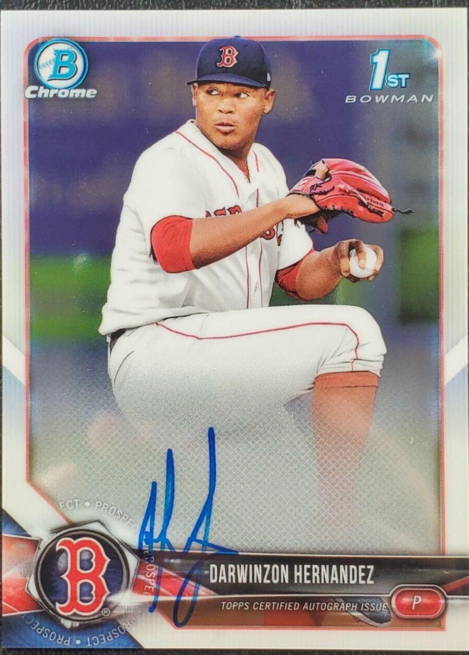 Darwinzon Hernandez #BCPA-DH 2018 Bowman Chrome Baseball Prospect Autographs