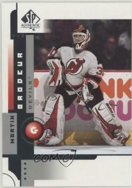 Martin Brodeur #48 Hockey Cards 2001 SP Authentic