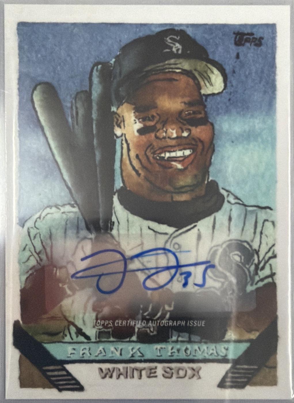Frank Thomas [Paint Splatter Back] #18A