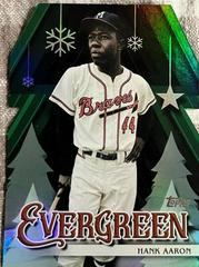 Hank Aaron #E-24 Baseball Cards 2025 Topps Holiday Evergreen Prices