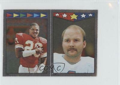 Deron Cherry, Tony Franklin Football Cards 1987 Topps Stickers