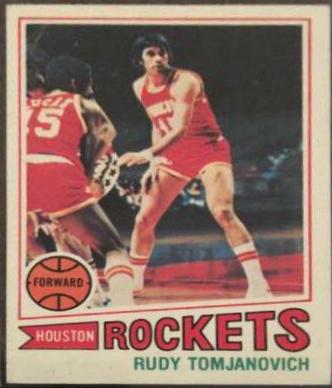 Rudy Tomjanovich #15 Basketball Cards 1977 Topps