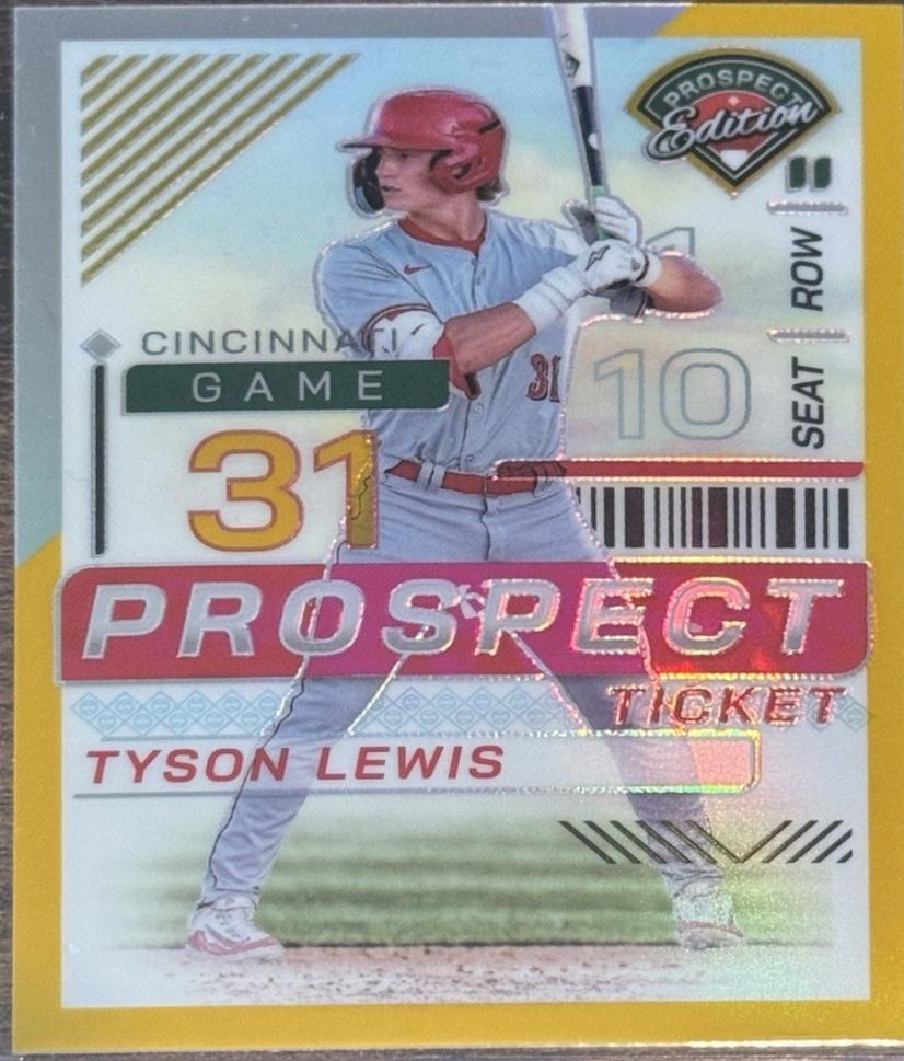 Tyson Lewis [Gold Ticket Holo] #150
