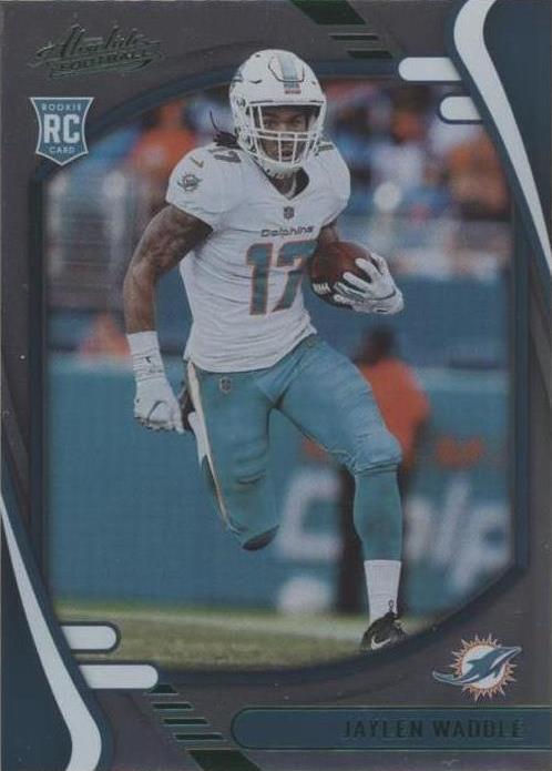 Jaylen Waddle #106 Football Cards 2021 Panini Absolute