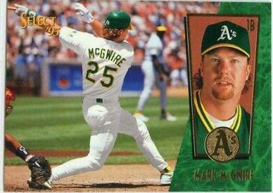 Mark McGwire #14 Baseball Cards 1995 Select