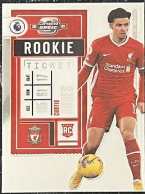 Curtis Jones #4 Soccer Cards 2020 Panini Chronicles Contenders Rookie Ticket Premier League