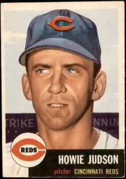 Howie Judson #12 Baseball Cards 1953 Topps