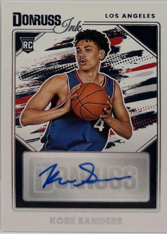 Kobe Sanders #32 2025 Panini Donruss Ink Basketball