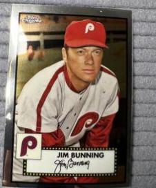 Jim Bunning #631 2021 Topps Chrome Platinum Anniversary Baseball