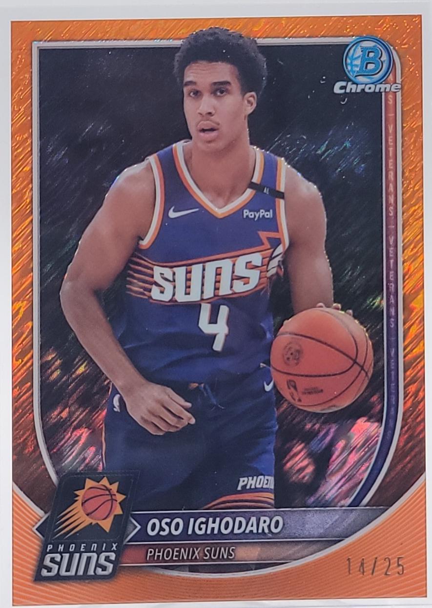 Oso Ighodaro [Orange Shimmer Refractor] #BCV-196